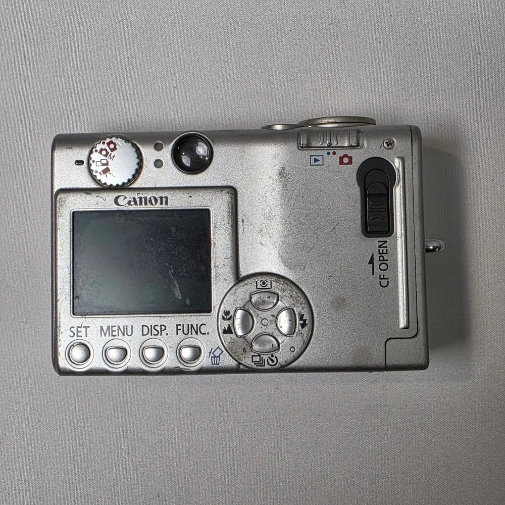 Canon PowerShot S400 Digital ELPH Camera 4.0MP 3 Zoom Vintage Digicam PARTS ONLY
